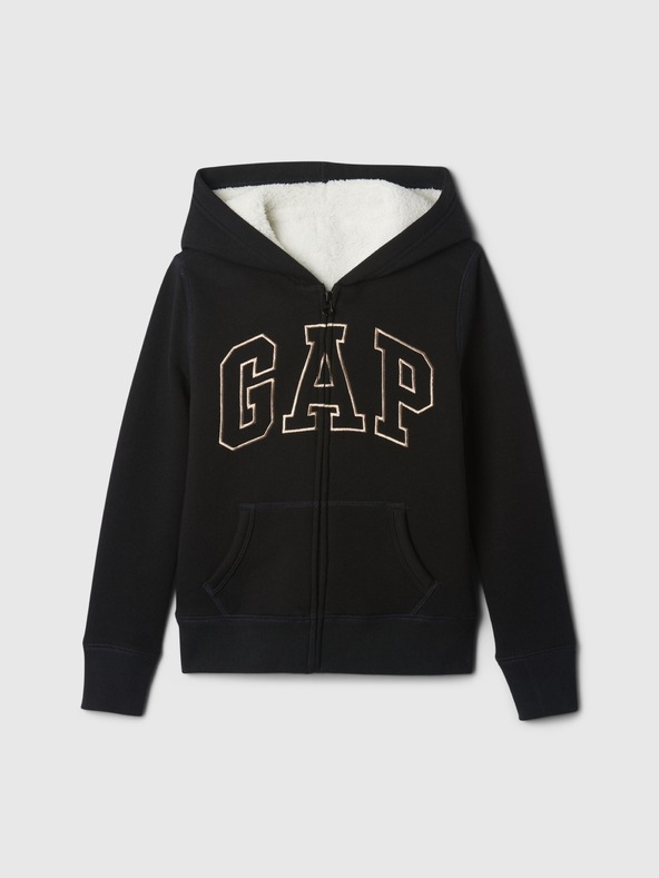 GAP Kinder sherpa-Sweatjacke mit Logo GAP