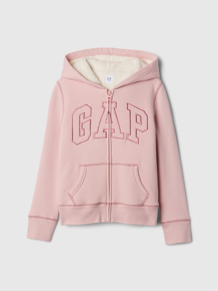 GAP Kinder sherpa-Sweatjacke mit Logo GAP