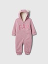 GAP Baby Sherpa Romper with Logo