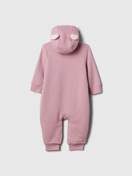 GAP Baby Sherpa Romper with Logo