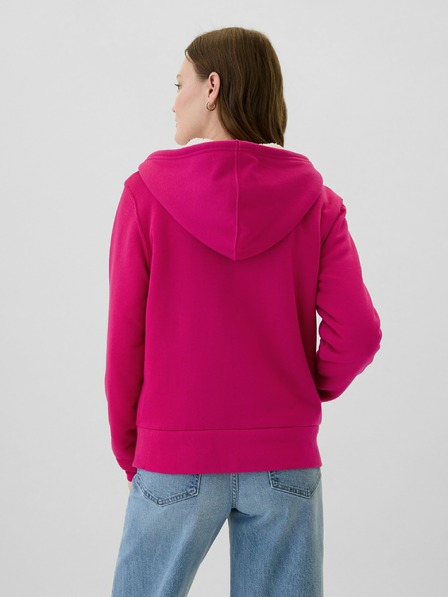 GAP Sherpa-Sweatshirt mit Logo GAP