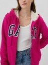 GAP Sherpa-Sweatshirt mit Logo GAP