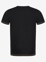 Loap Schwarzes gemustertes Herren-T-Shirt LOAP Alexus