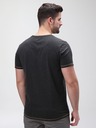 Loap Schwarzes gemustertes Herren-T-Shirt LOAP Alexus