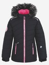 Loap Schwarze Skijacke für Mädchen LOAP Fuchsia