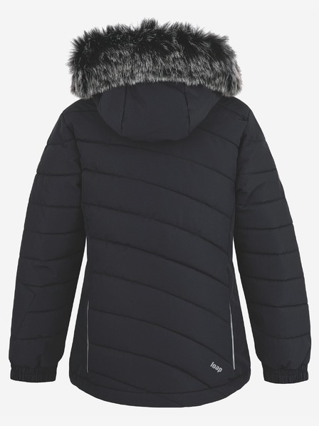 Loap Schwarze Skijacke für Mädchen LOAP Fuchsia