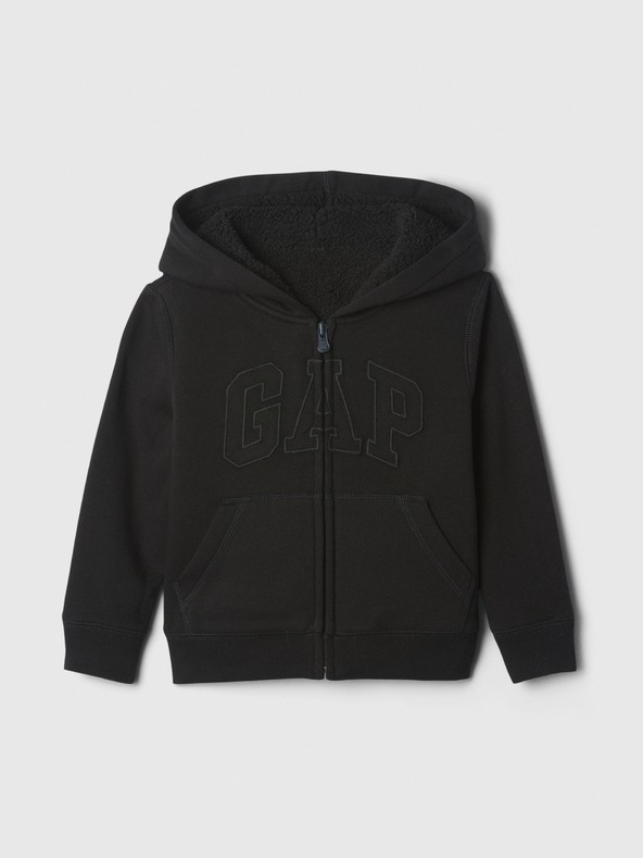 GAP Baby Sherpa-Sweatshirt mit Logo GAP