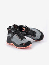 ALPINE PRO Schwarze und graue Damen Outdoor-Stiefel mit Membrane PTX ALPINE PRO Kneiffe