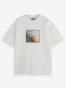 Scotch & Soda Weißes Herren Scotch & Soda x Joe Jonas T-Shirt