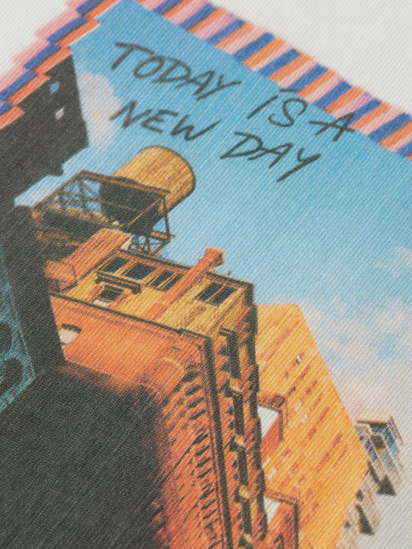 Scotch & Soda Weißes Herren Scotch & Soda x Joe Jonas T-Shirt