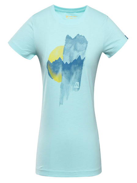 ALPINE PRO Damen-T-Shirt aus Bio-Baumwolle ALPINE PRO EKKA blau
