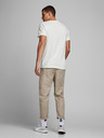 Jack & Jones Cremefarbenes Jack & Jones Esplit Hemd mit Knopfleiste