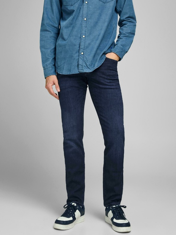 Jack & Jones Dunkelblaue Slim Fit Jeans Jack & Jones Glenn