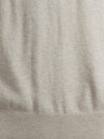 Jack & Jones Beige gestromter Herren-Basic-Pullover Jack & Jones Emil