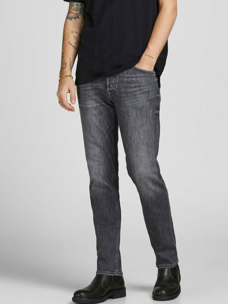 Jack & Jones Graue Herrenjeans mit gerader Passform Jack & Jones Tim
