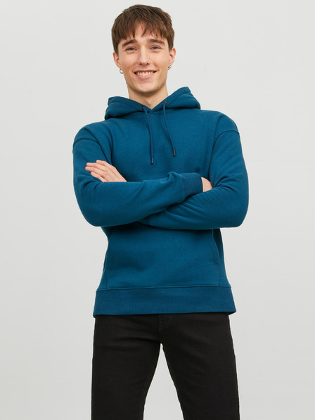 Jack & Jones Blauer Basic-Kapuzenpullover für Herren Jack & Jones Star