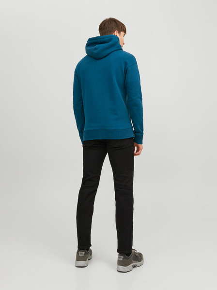 Jack & Jones Blauer Basic-Kapuzenpullover für Herren Jack & Jones Star