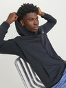 Jack & Jones Dunkelblaues Herren-Sweatshirt Jack & Jones Air mit Kapuze und Reißverschluss