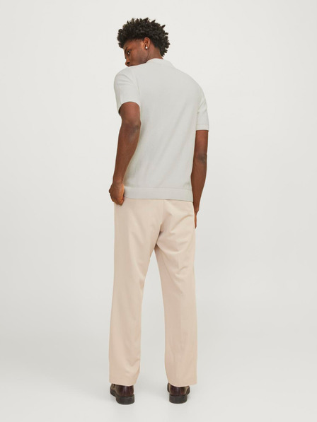 Jack & Jones Cremefarbenes Herren-Polo Jack & Jones Blusandri