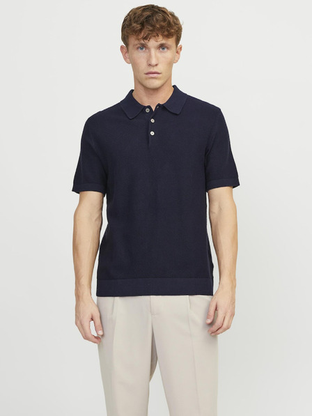 Jack & Jones Dunkelblaues Herren-Poloshirt Jack & Jones Blusandri