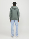 Jack & Jones Grüner Herren Jack & Jones Faded Zip Hoodie