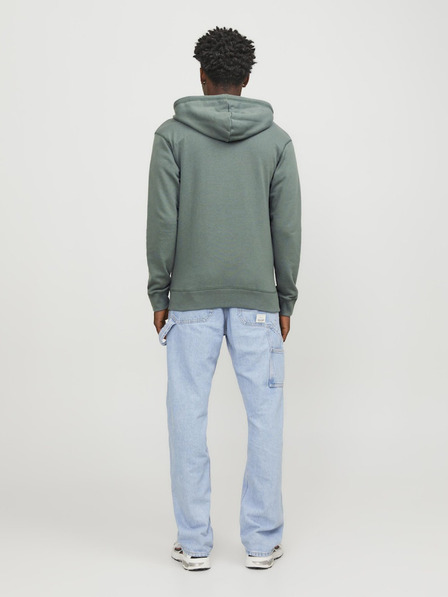 Jack & Jones Grüner Herren Jack & Jones Faded Zip Hoodie