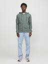 Jack & Jones Grüner Herren Jack & Jones Faded Zip Hoodie