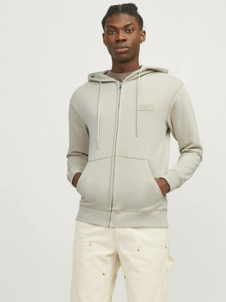 Jack & Jones Beige Herren Jack & Jones Faded Zip Hoodie