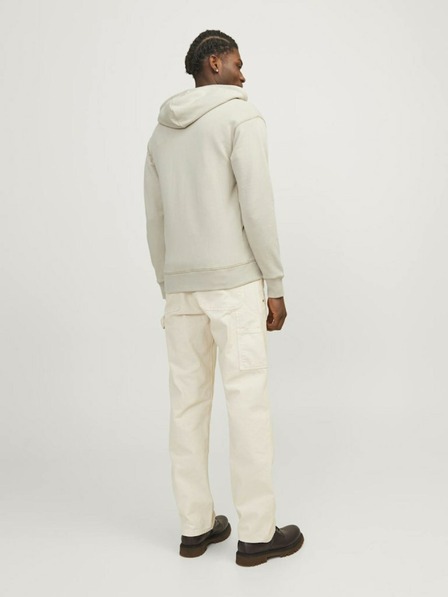 Jack & Jones Beige Herren Jack & Jones Faded Zip Hoodie