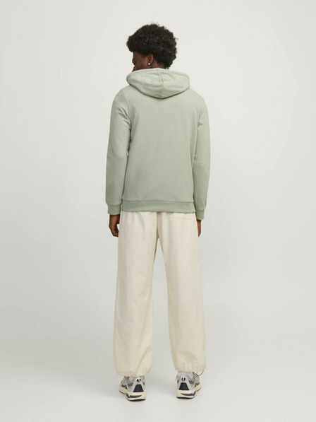 Jack & Jones Hellgrüner Herren Jack & Jones Map Hoodie