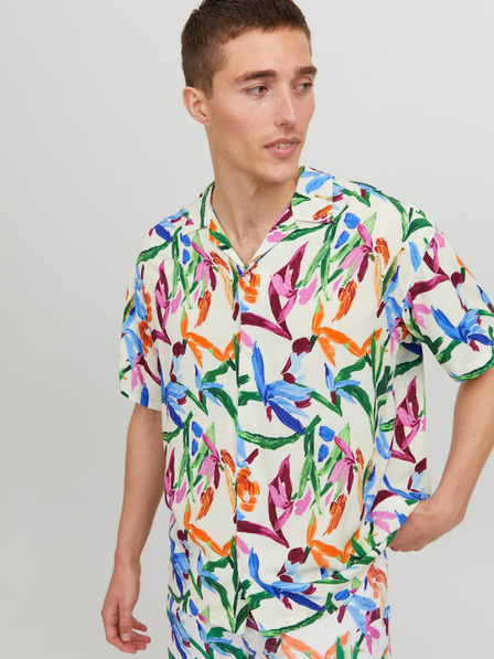 Jack & Jones Bunt gemustertes Herren-Kurzarmhemd Jack & Jones Luke