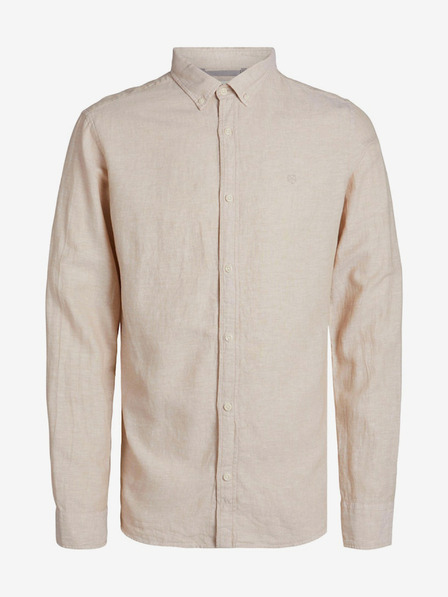 Jack & Jones Jack & Jones Maze Beige Herrenhemd