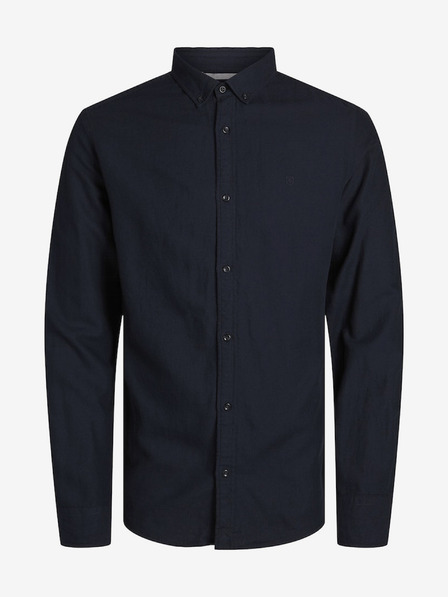Jack & Jones Dunkelblaues Jack & Jones Maze Herrenhemd