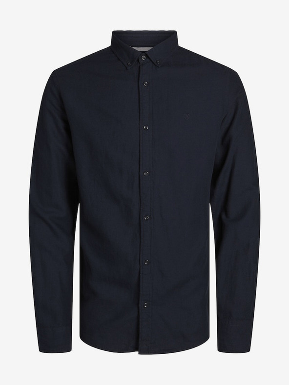 Jack & Jones Dunkelblaues Jack & Jones Maze Herrenhemd