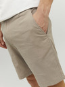 Jack & Jones Beige Herren Chino-Shorts mit Leinen Jack & Jones Dave