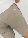 Jack & Jones Beige Herren Chino-Shorts mit Leinen Jack & Jones Dave
