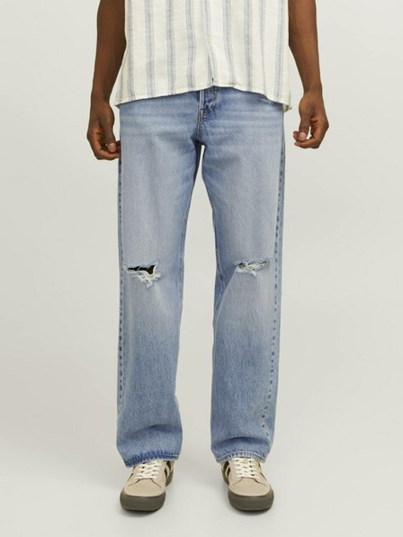Jack & Jones Hellblaue Herrenjeans mit gerader Passform Jack & Jones Chris