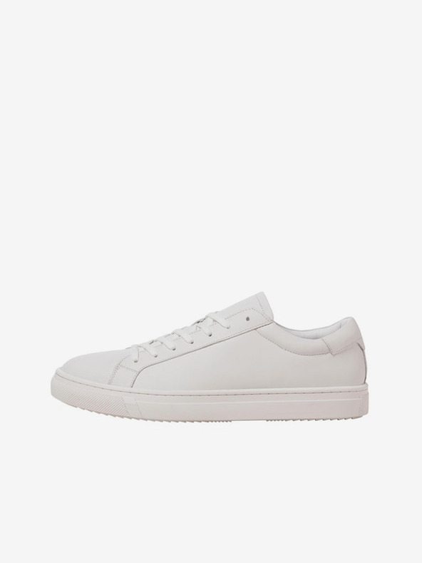 Jack & Jones Weiße Herren Leder Jack & Jones Radcliffe Turnschuhe