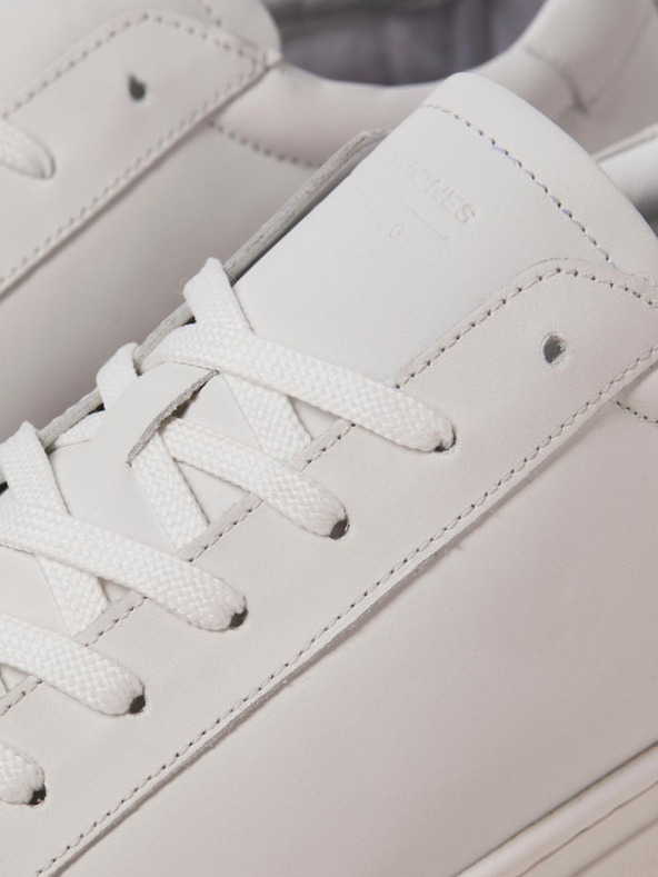 Jack & Jones Weiße Herren Leder Jack & Jones Radcliffe Turnschuhe