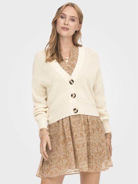Jacqueline de Yong JDY Justy Creme Damen Strickjacke
