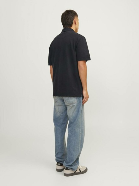Jack & Jones Schwarzes Herren-Poloshirt Jack & Jones William