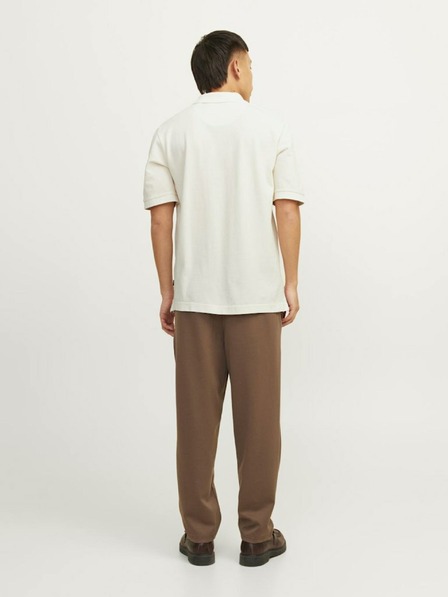 Jack & Jones Cremefarbenes Herren-Polohemd Jack & Jones William