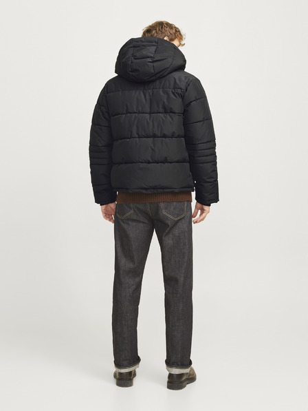 Jack & Jones Schwarze Herren Jack & Jones Build Steppjacke
