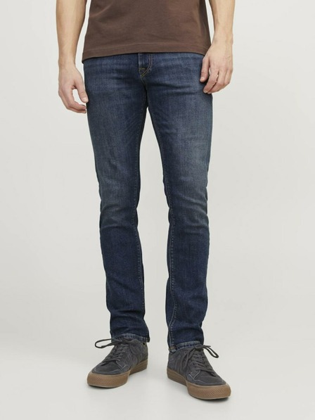 Jack & Jones Dunkelblaue Herrenjeans mit schmaler Passform Jack & Jones Glenn