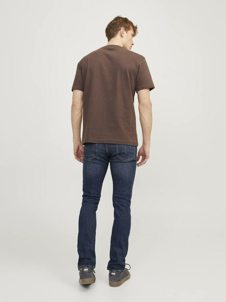 Jack & Jones Dunkelblaue Herrenjeans mit schmaler Passform Jack & Jones Glenn