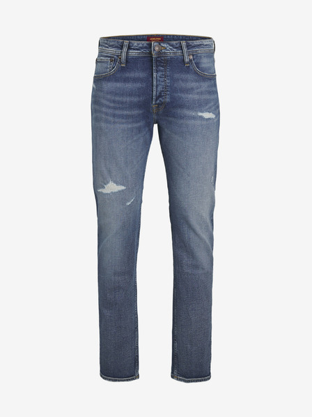 Jack & Jones Blaue Herrenjeans Straight Fit Jack & Jones Mike