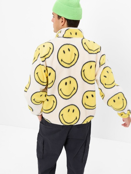 GAP Unisex GAP × SmileyWorld® Fleece Sweatshirt