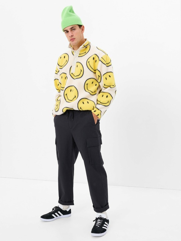 GAP Fleece Sweatshirt Gap × SmileyWorld® GAP