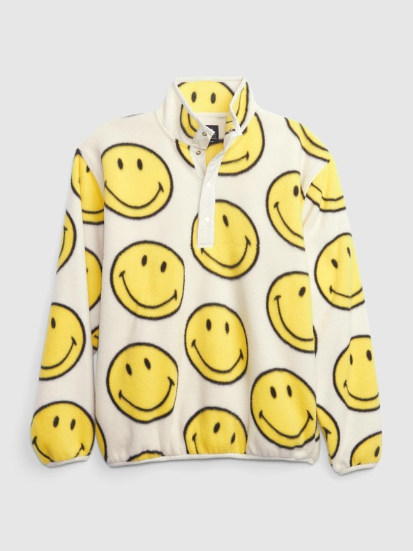 GAP Fleece Sweatshirt Gap × SmileyWorld® GAP