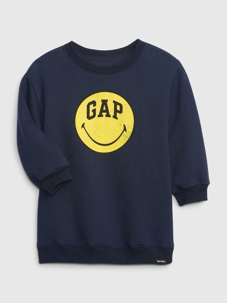 GAP Baby Sweatshirt-Kleid Gap × SmileyWorld® GAP